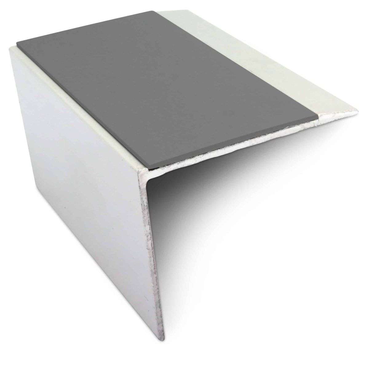 NSL21 67 x 55mm DDA Compliant Aluminium Non Slip Stair Nosing Edge Trim With Pvc Insert Stair Nosing etc