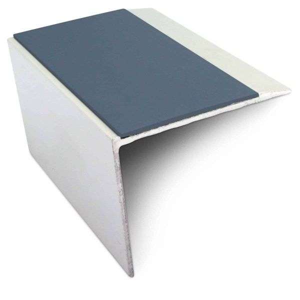 NSL21 67 x 55mm DDA Compliant Aluminium Non Slip Stair Nosing Edge Trim With Pvc Insert Stair Nosing etc