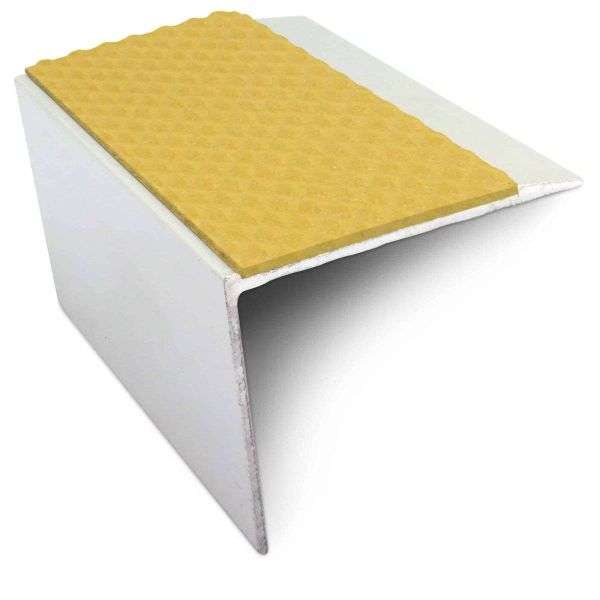 NSL21 Tredsafe 67 x 55mm DDA Compliant Aluminium Non Slip Stair Nosing Edge Trim With Pvc Insert Stair Nosing etc