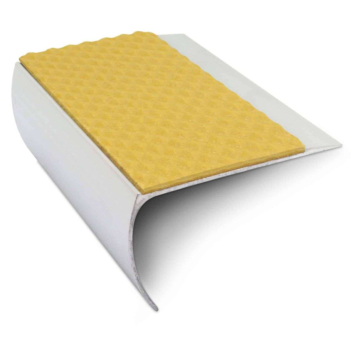 NSL25 Tredsafe 69 x 40mm Aluminium Non Slip Stair Nosing Edge Trim With Pvc Insert Stair Nosing etc