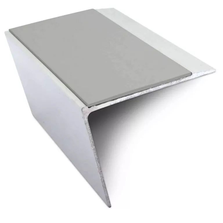 NSL26 67 x 55mm DDA Compliant Aluminium Non Slip Stair Nosing Edge Trim With Pvc Insert Stair Nosing etc