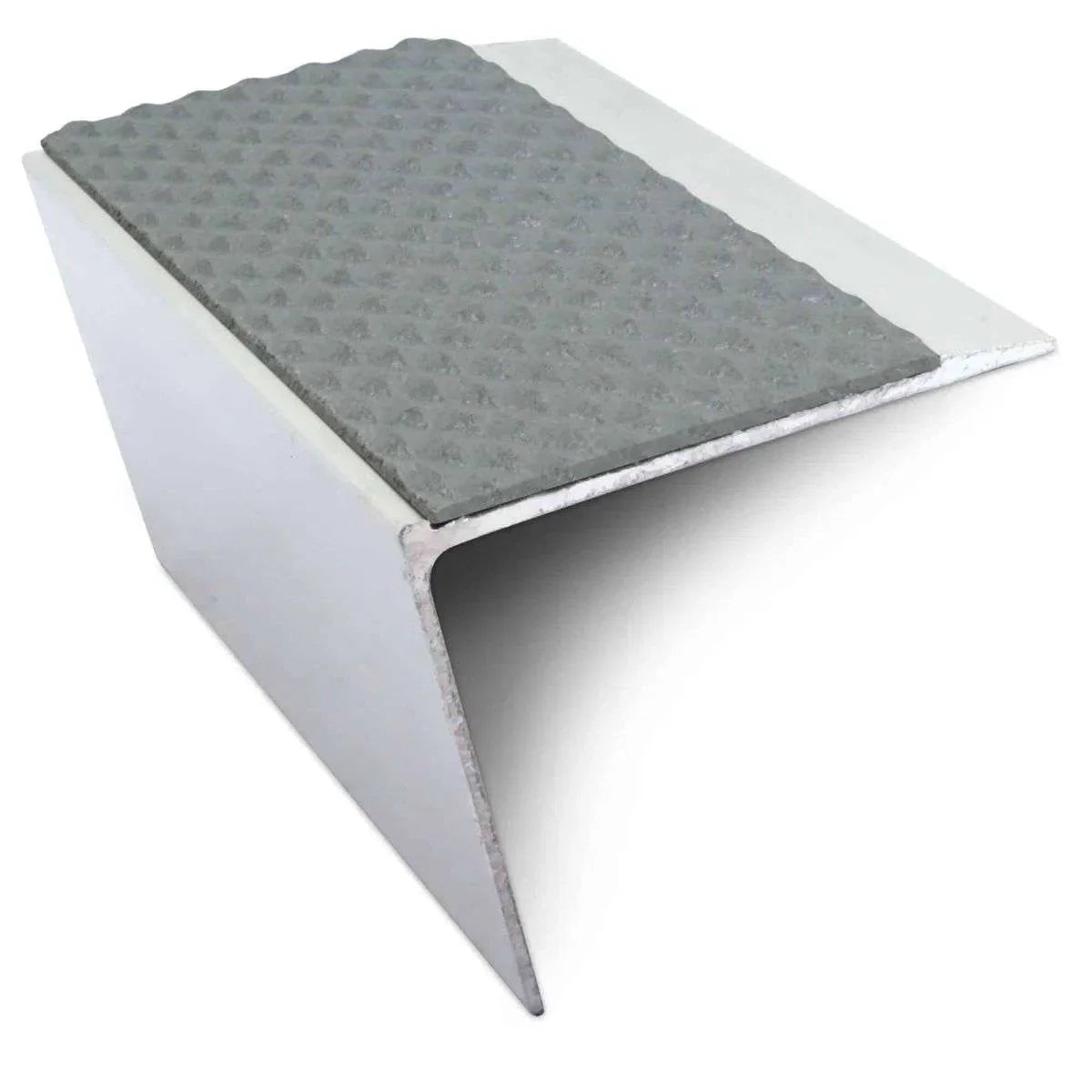 NSL26 Tredsafe 67 x 55mm DDA Compliant Aluminium Non Slip Stair Nosing Edge Trim With Pvc Insert Stair Nosing etc