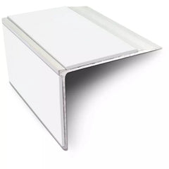 NSL27 75mm x 58mm DDA Compliant Aluminium Non Slip Stair Nosing Edge Trim With Pvc Insert Stair Nosing etc