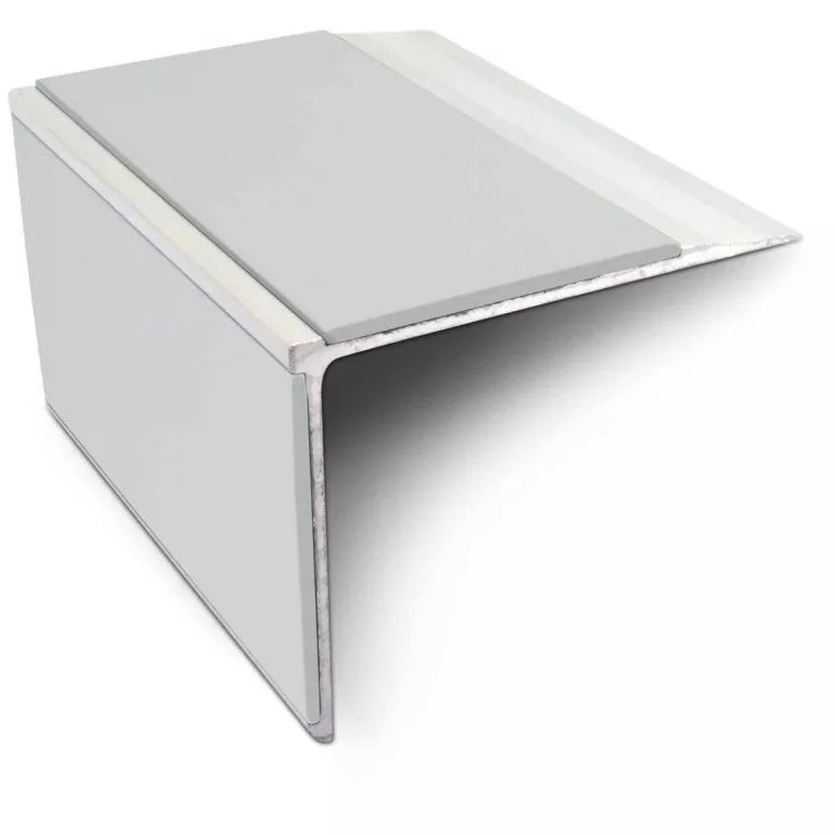 NSL27 75mm x 58mm DDA Compliant Aluminium Non Slip Stair Nosing Edge Trim With Pvc Insert Stair Nosing etc