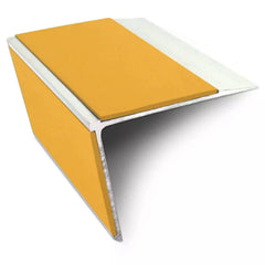 NSL26 67 x 55mm DDA Compliant Aluminium Non Slip Stair Nosing Edge Trim With Pvc Insert Stair Nosing etc