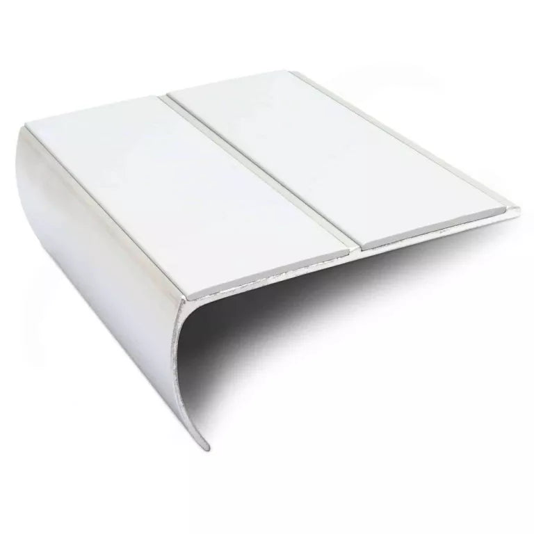 NSL29 87 x 40mm Aluminium Non Slip Stair Nosing Edge Trim With PVC Insert Stair Nosing etc