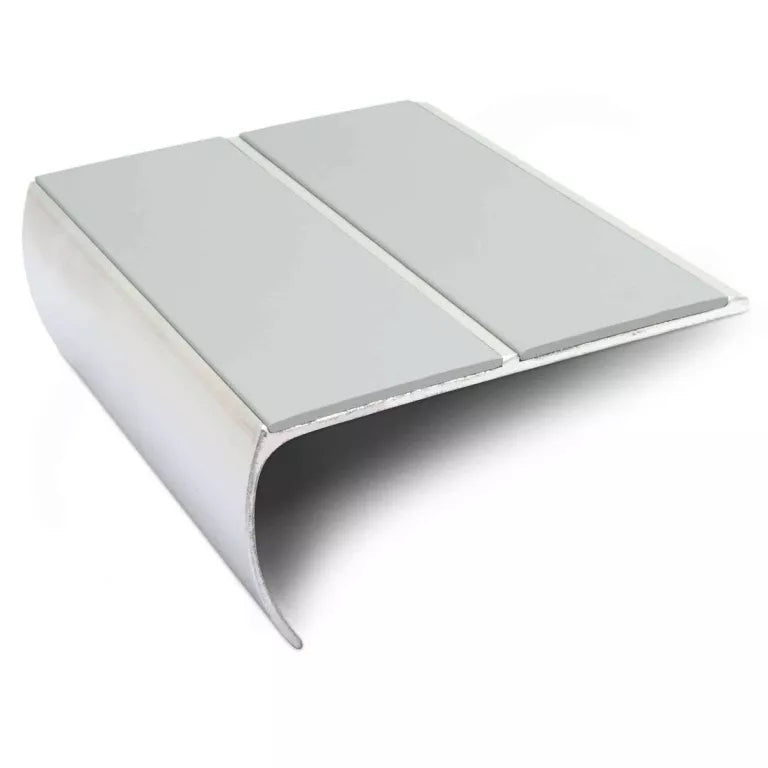 NSL29 87 x 40mm Aluminium Non Slip Stair Nosing Edge Trim With PVC Insert Stair Nosing etc