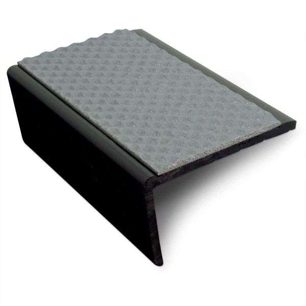 NSP 56 x 32.5mm Slimline Hard Nose PVC Tredsafe Non Slip Stair Nosing