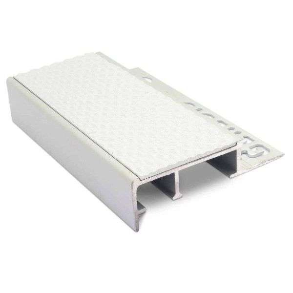 NTS – 2.8m Slimline Ceramic Tile-In Nosing Non Slip Tredsafe® Stair Nosing etc