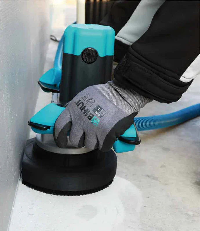 Bihui 1900W Concrete Grinder with Dual Row Diamond Disc 180mm