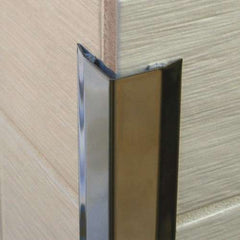 Stainless steel angle wall cladding corner trim protector bevelled edges 30x30mm Stair Nosing etc