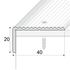 aluminium stair nosing edge trim UK